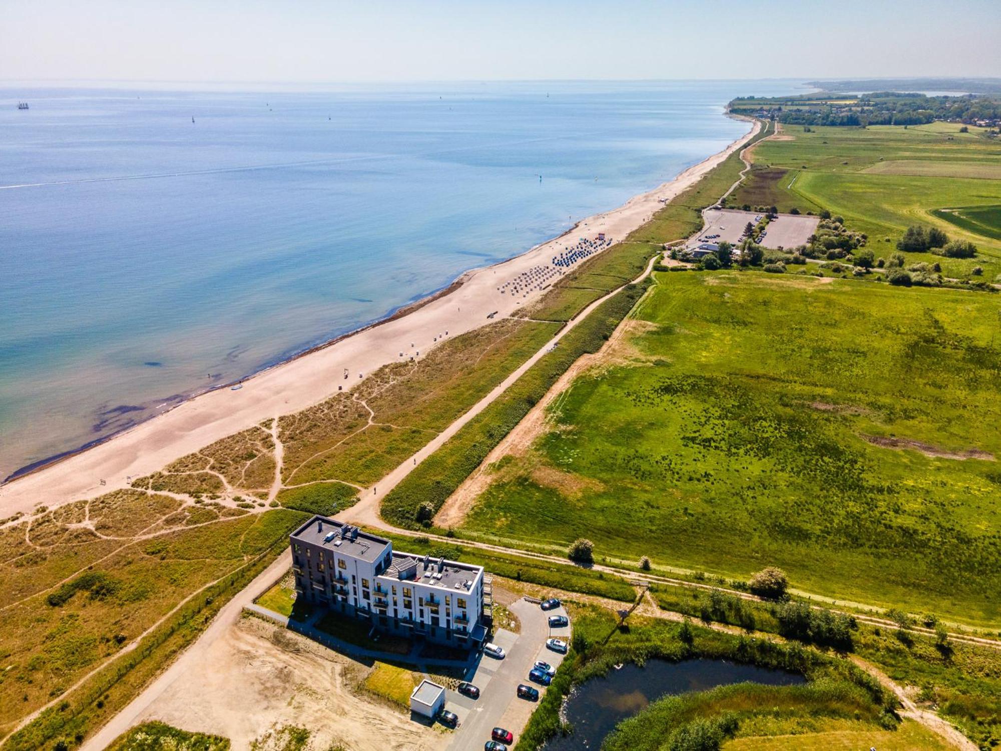 Beachterraceone - Eg, Meerblick, Terrasse, Kamin, Sauna Olpenæs Eksteriør billede