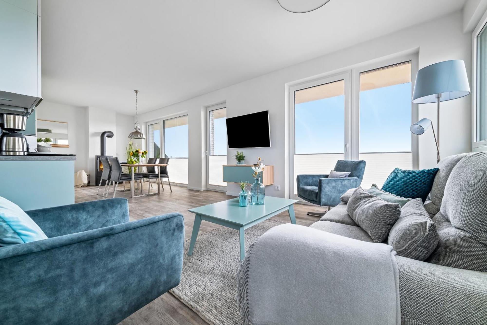 Beachterraceone - Eg, Meerblick, Terrasse, Kamin, Sauna Olpenæs Eksteriør billede